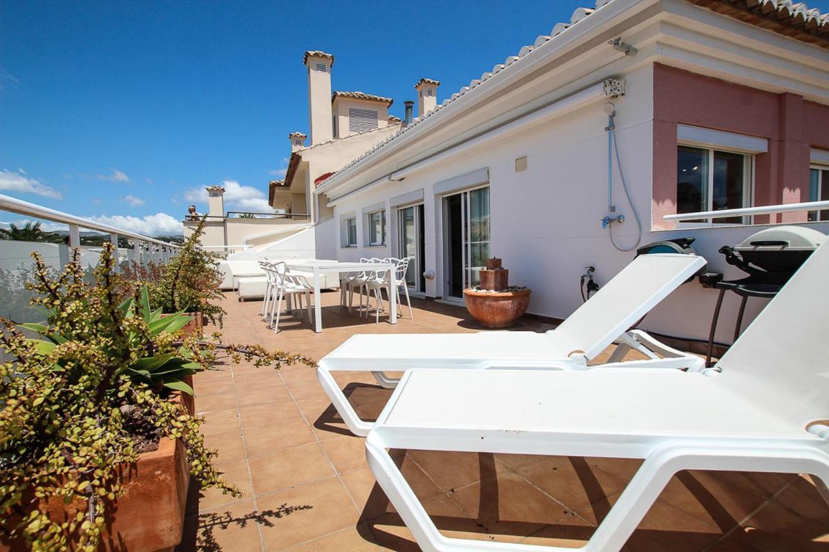 Ferienwohnung Penthouse La Paz 9 - Castle View Moraira Exterior foto
