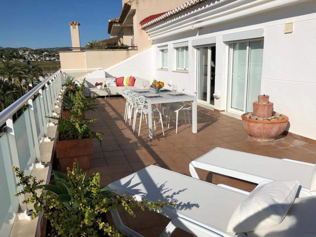 Ferienwohnung Penthouse La Paz 9 - Castle View Moraira Exterior foto